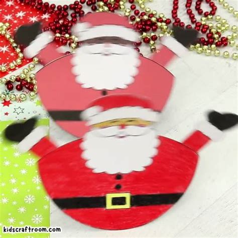 Rocking Santa Craft - Christmas Craft by Kids Craft Room | TPT