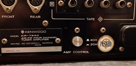 Vintage Kenwood Kr Two Four Receiver