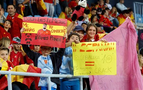 Electric Atmosphere In Malaga As Spain S National Football Team Take On