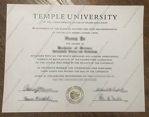 How To Order A Fake Temple University Diploma In Usa Fake Diploma