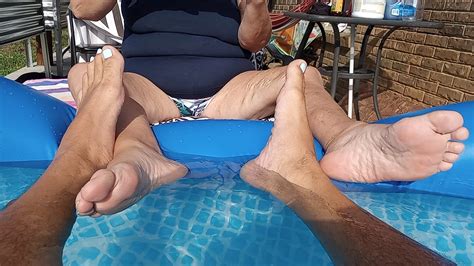 Playing Footsie In The Pool Nude Pics XHamster