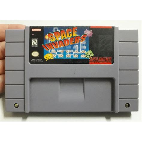 Space Invaders Cartucho Original Americano Para Super Nintendo Em