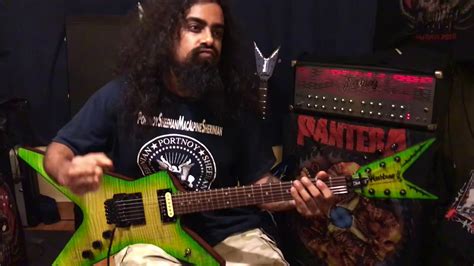 A New Level Pantera Guitar Cover Washburn Dime Youtube