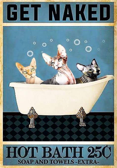 Tuniu Puzzles Jigsaw Puzzle Get Naked Hot Bath Sphynx Cat Funny Cat