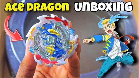 Ace Dragon Beyblade Unboxing And Review Pocket Toon Youtube