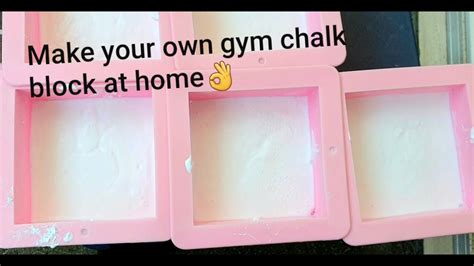 Tutorial Producing Reforming Gym Chalk At Home~gym Chalk Home Factory