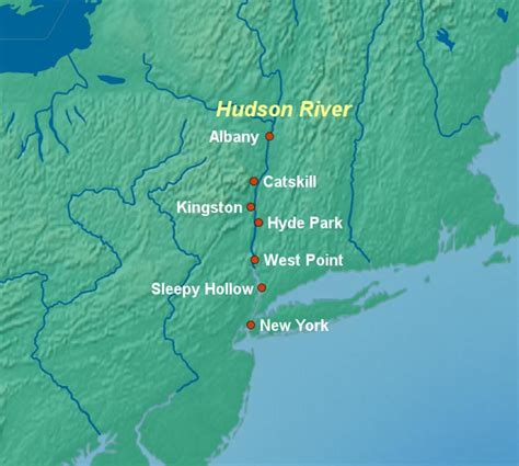 Hudson River Ferry Map