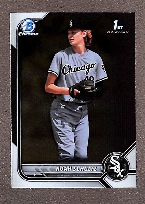 Bowman Draft Bowman Chrome Noah Schultz Rookie Chicago White Sox