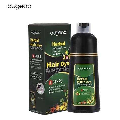 Augeas Herbal Hair Dye Shampoo Ml Shopee Malaysia