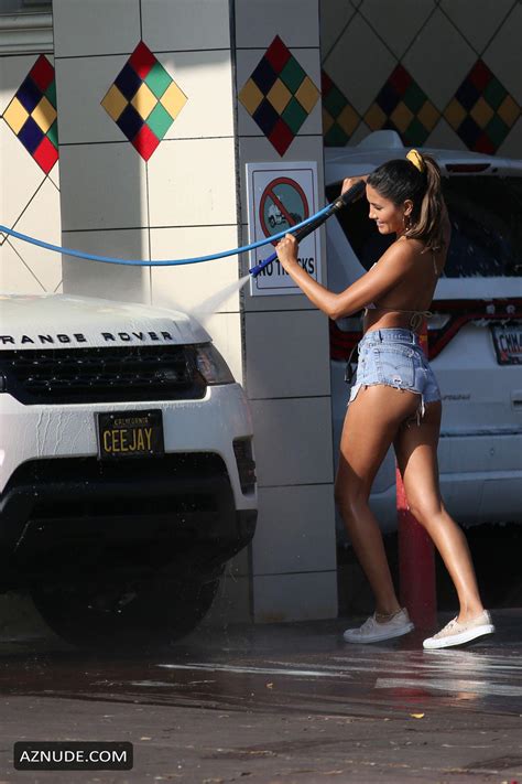 CJ Franco Strips To Her Bikini While Going To The Car Wash To Clean Up