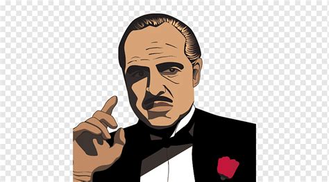 The Godfather Illustration Marlon Brando The Godfather Vito Corleone