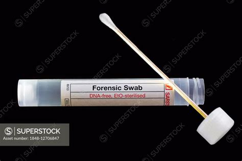 Forensic Cotton Swab For Securing Dna Sterile Dna Trace Analysis