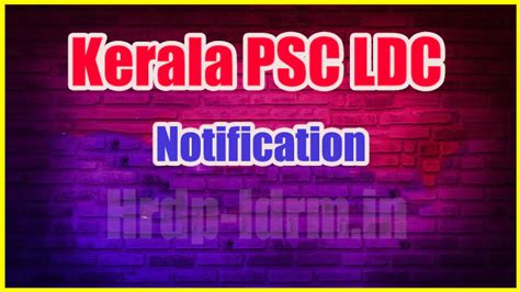 Kerala Psc Ldc Recruitment Kpsc Exam Calendar Job Vacancies Fee