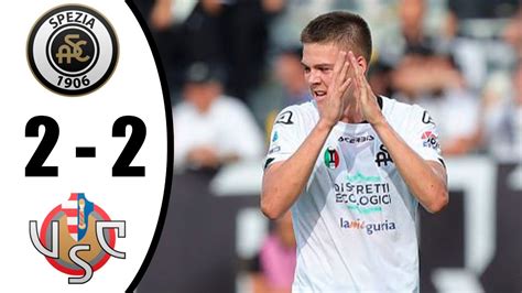 Spezia Vs Cremonese 2 2 All Goals Highlight 16 10 2022 HD YouTube