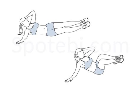 Oblique Crunch | Exercise Illustration