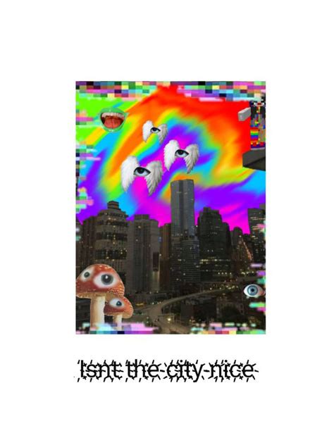 Weirdcore Art Isnt The City Nice By Trinitylovesfrogssss On Deviantart