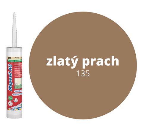 MAPEI silikón Mapesil AC 135, zlatý prach (310 ml) - AQUATICA