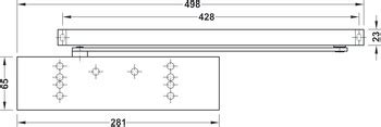 Overhead Door Closer Ts B Basic Contur Design With Guide Rail En