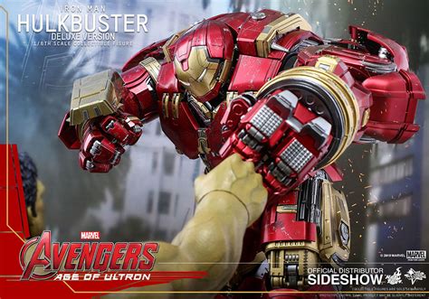 Hot Toys Deluxe Iron Man Hulkbuster Action Figure Has A Jackhammer Arm
