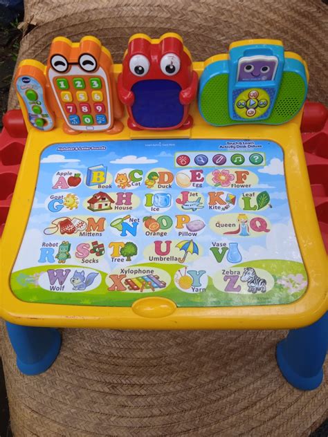 Vtech Touch And Learn Activity Desk Deluxe On Carousell