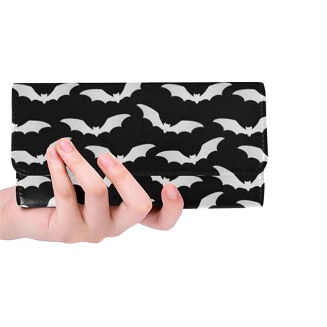 Goth Wallet Gothic Wallet Pastel Goth Black Bats Long Etsy