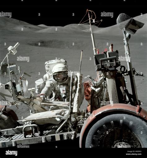 Apollo 17 lunar rover AS17-146-22296HR Stock Photo - Alamy