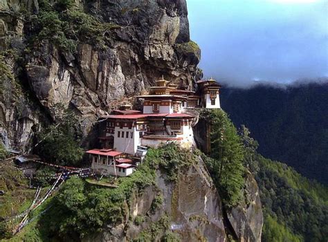 Paro Taktsang Monastery Hanging Monastery Of Bhutan Wondermondo