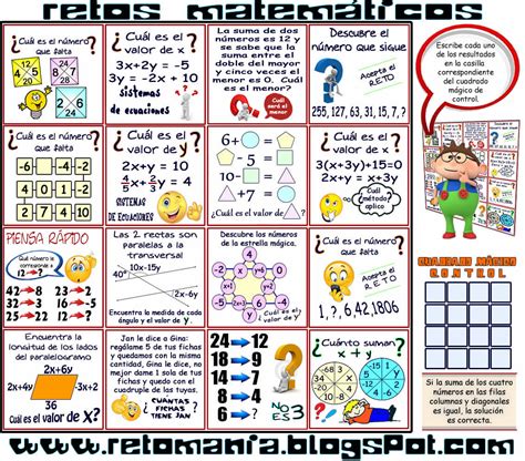 RETO MATEMÁTICO 20 GRADOS 9 10 11 RETOS MATEMÁTICOS