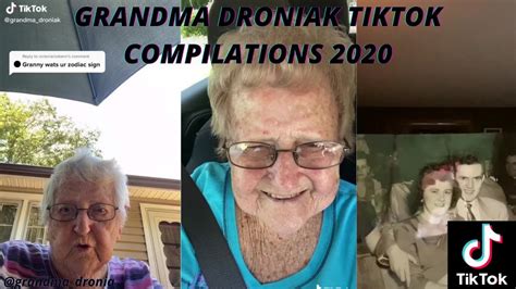 Grandma Droniak Tiktok Compilations 2020 Youtube