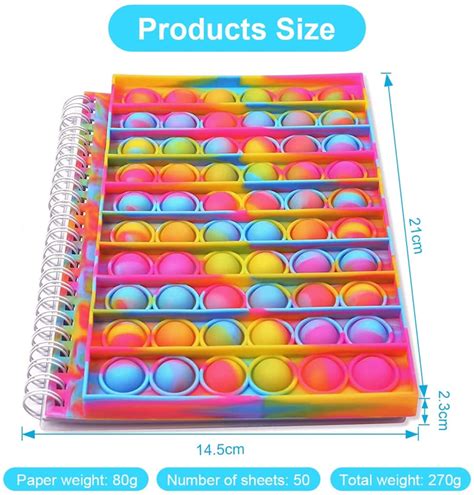 A5 Pop Bubble Fidget Notebook FL NEWILL RESOURCE LLC