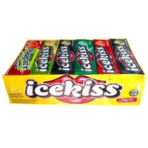 Bala Icekiss Display Sabores Sortidos 18 Unidades 522g Extra Forte