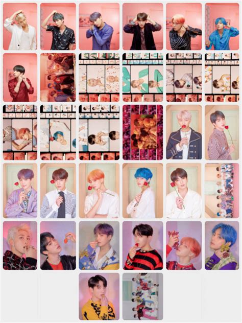 BTS MOTS Persona Photocards THEKFANDOMSTORE