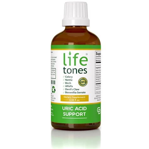 Lifetones Uric Acid Support - Liquid Uric Acid Cleanse for Highest ...