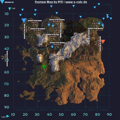 Custom map by a-calc.de