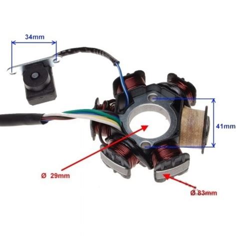 Magnetou Stator Aprindere Atv Cc Cc Bobine Fire Model