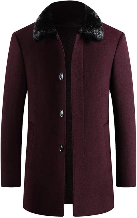 Battnot Herren Blazer Jacke Lange Elegant Herbst Und Winter Warme