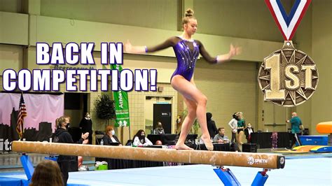 First Gymnastics Competition After Nd Elbow Surgery Whitney Bjerken