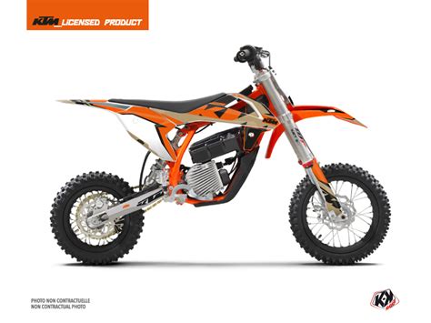 Ktm Sx E Dirt Bike Gravity Graphic Kit Orange Sand Kutvek Kit Graphik