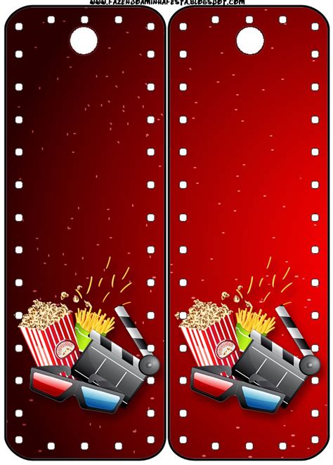 Fiesta De Cine Invitaciones Y Tarjetería Para Imprimir Gratis Ideas