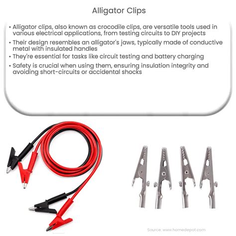 Alligator Clips | How it works, Application & Advantages