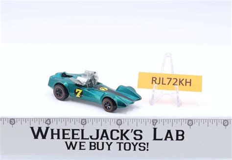 Strip Teaser Aqua Redline Hot Wheels Mattel Vintage Rl Wheeljack S Lab