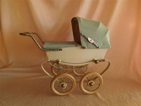 1950 1960 Doll Pram By French Company Red Miniature Dolls Dolls