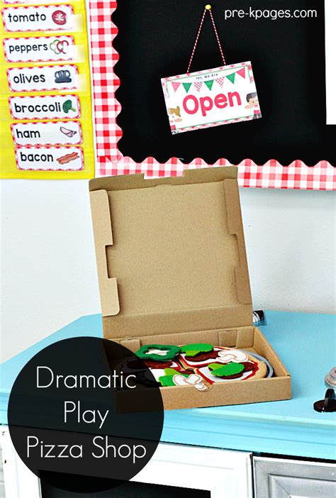 Pizza Dramatic Play Printables