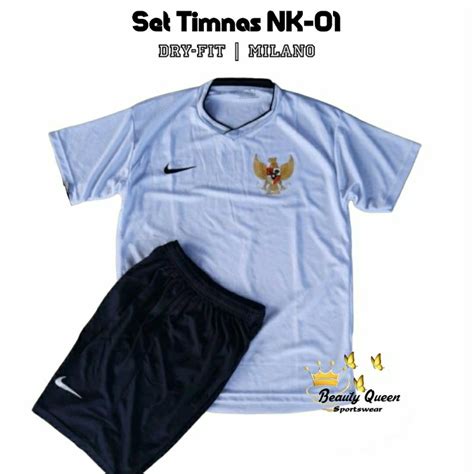 Jual Stelan Jersey Futsal Training Sepak Bola Timnas Indonesia Garuda