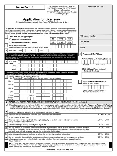 New York Board Of Nursing Application Fill Out And Sign Online Dochub