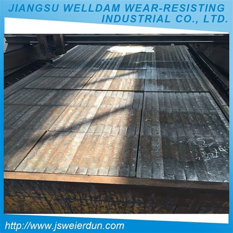 Chromium Carbide Overlay Abrasion Resistant Steel Chute Liner China