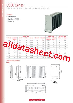 C307 Datasheet(PDF) - Powerbox