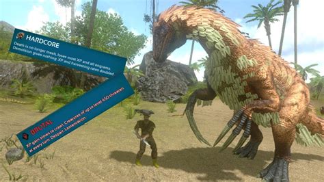 Ark Survival Evolved Mobile Hardcore Brutal Ep Therizinosaurus