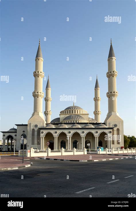 View of the Jumeirah Mosque, named after Umar bin Al Khattab, a ...