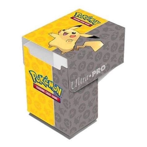 Pacote Sleeves Pokemon Pikachu Deck Box Pokemon Pikachu Copag